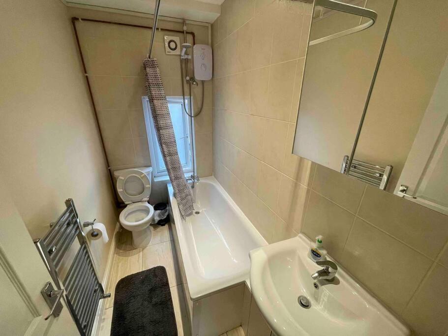 Comfortable 1 Bedroom And Double Sofa Bed Flat Лондон Екстер'єр фото